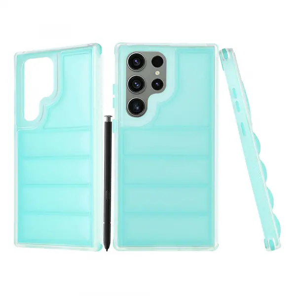 Husa pentru Samsung Galaxy S23 FE S711, Techsuit, Wave Shield, Turcoaz