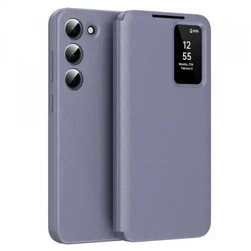 Husa pentru Samsung Galaxy S23+ S916, Techsuit, SmartView, Mov