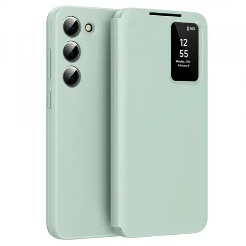 Husa pentru Samsung Galaxy S23+ S916, Techsuit, SmartView, Verde