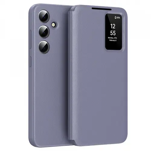 Husa pentru Samsung Galaxy S24 FE S721 Techsuit SmartView (Mov)