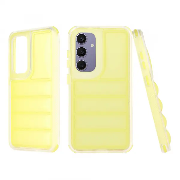 Husa pentru Samsung Galaxy S24+ S926, Techsuit, Wave Shield, Galbena