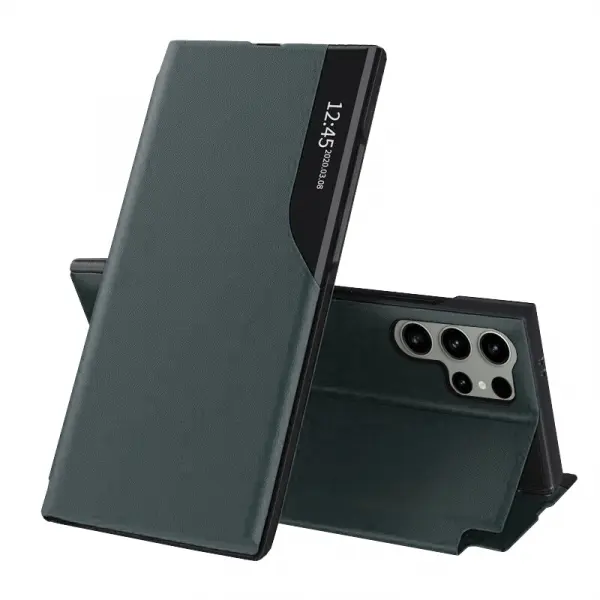 Husa pentru Samsung Galaxy S24 Ultra S928, Techsuit, eFold, Verde