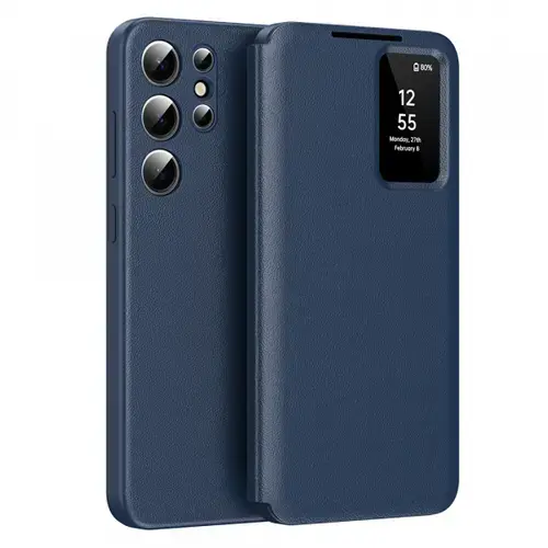 Husa pentru Samsung Galaxy S24 Ultra S928 Techsuit SmartView (Albastru)