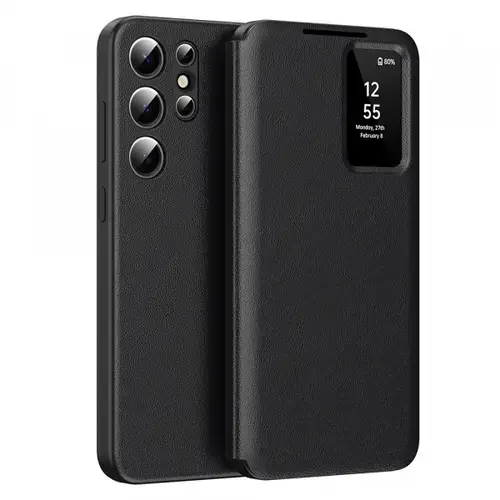 Husa pentru Samsung Galaxy S24 Ultra S928 Techsuit SmartView (Negru)