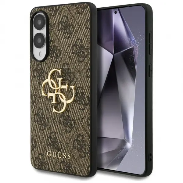 Husa pentru Samsung Galaxy S25 Edge S937, Guess, Big 4G Logo Classic, Maro