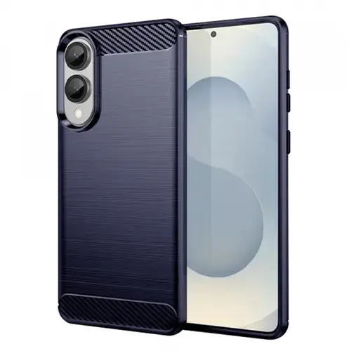Husa pentru Samsung Galaxy S25 Edge S937, Techsuit, Carbon, Albastra