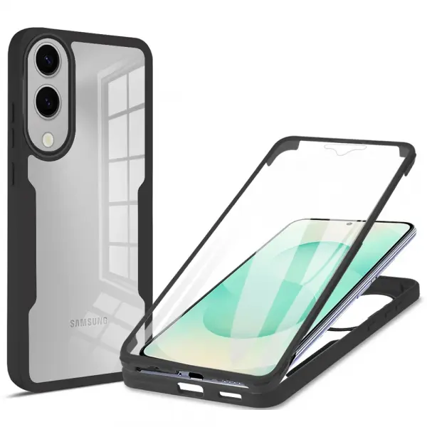 Husa pentru Samsung Galaxy S25 Edge S937, Techsuit, ColorVerse 360, Neagra