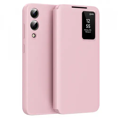 Husa pentru Samsung Galaxy S25 Edge S937 Techsuit SmartView (Roz)