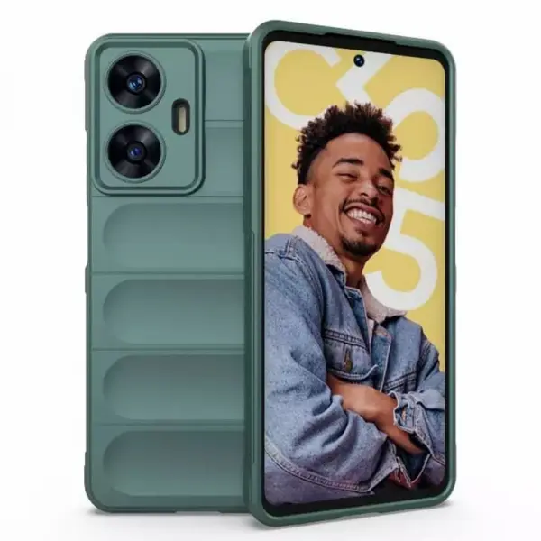Husa pentru Samsung Galaxy S25 FE, Techsuit, Magic Shield, Verde