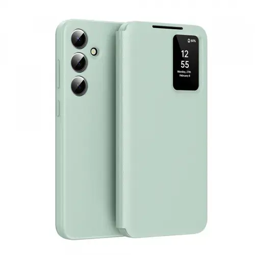 Husa pentru Samsung Galaxy S25 FE, Techsuit, SmartView, Verde