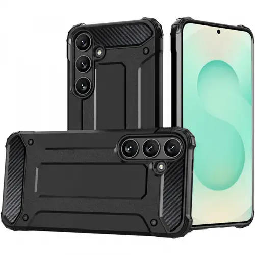 Husa pentru Samsung Galaxy S25 S931, Techsuit Hybrid Armor (Negru)