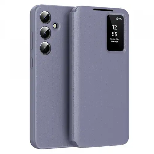 Husa pentru Samsung Galaxy S25 S931 Techsuit SmartView (Mov)