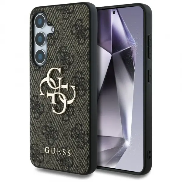 Husa pentru Samsung Galaxy S25+ S936, Guess, 4G Big Logo, Maro