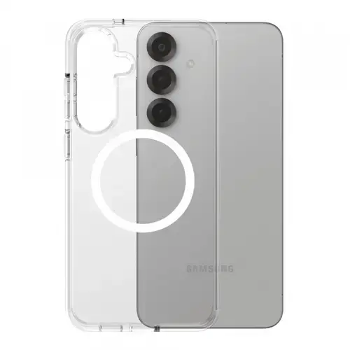 Husa pentru Samsung Galaxy S25+ S936, PanzerGlass, Care Urban Combat, Transparenta Alba