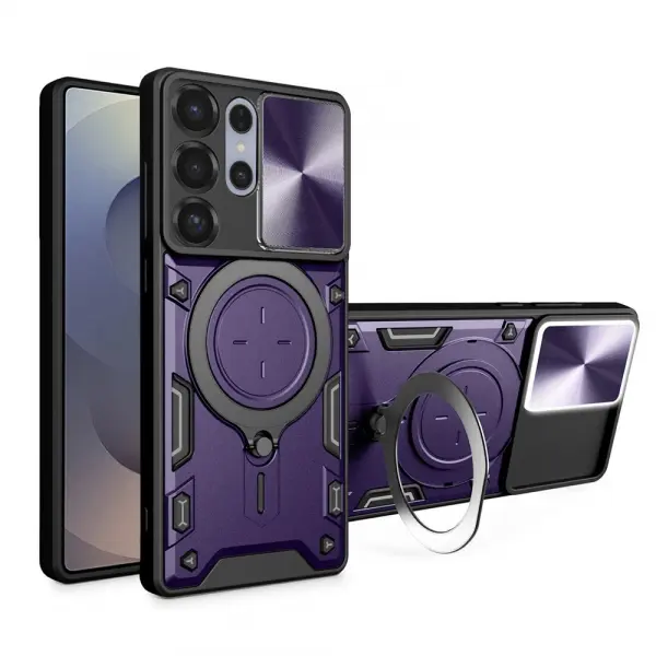 Husa pentru Samsung Galaxy S25 Ultra S938, Techsuit, CamGuard Pro, Mov