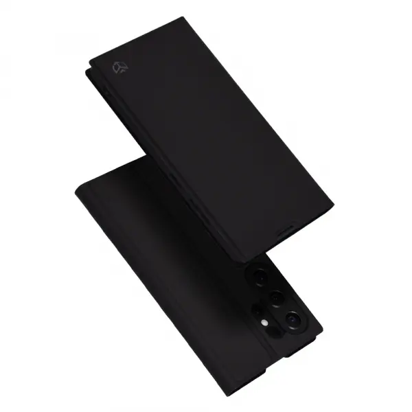 Husa pentru Samsung Galaxy S25 Ultra S938, Techsuit, Magskin Book, Neagra
