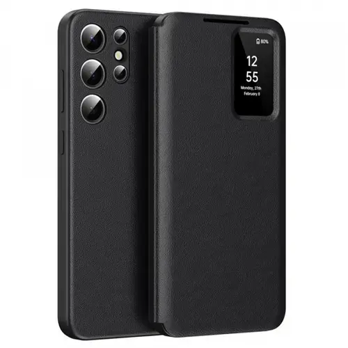 Husa pentru Samsung Galaxy S25 Ultra S938 Techsuit SmartView (Negru)