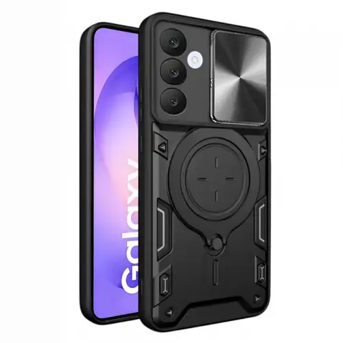 Husa pentru Samsung Galaxy S26 FE / S25 FE, Techsuit, CamGuard Pro, Neagra