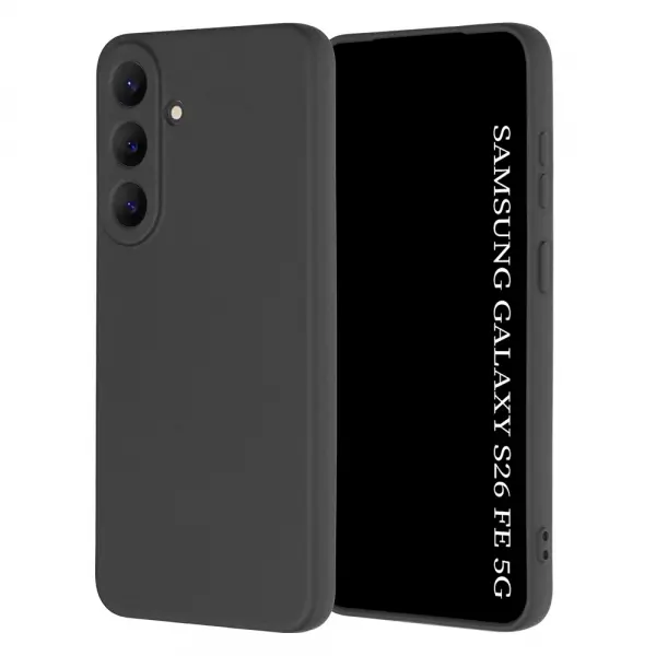 Husa pentru Samsung Galaxy S26 FE / S25 FE, Techsuit, SoftFlex, Neagra