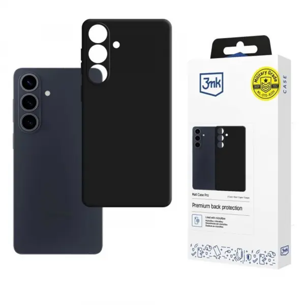 Husa pentru Samsung Galaxy S26 Plus S947, 3MK, Pro, Neagra Mata