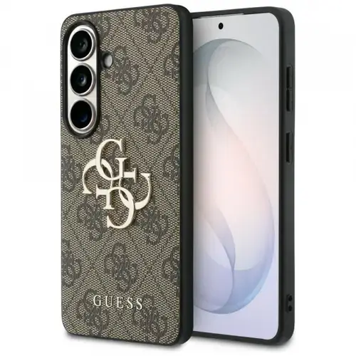 Husa pentru Samsung Galaxy S26 Plus S947, Guess, 4G Big Logo, Maro