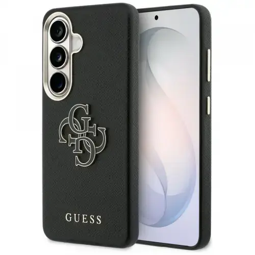 Husa pentru Samsung Galaxy S26 Plus S947, Guess, 4G Grained Big and Classic Logo, Neagra