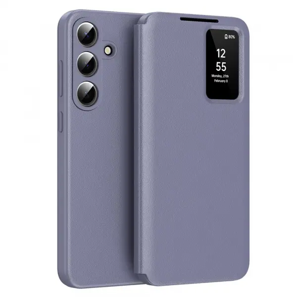 Husa pentru Samsung Galaxy S26 Plus S947, Techsuit, SmartView, Mov