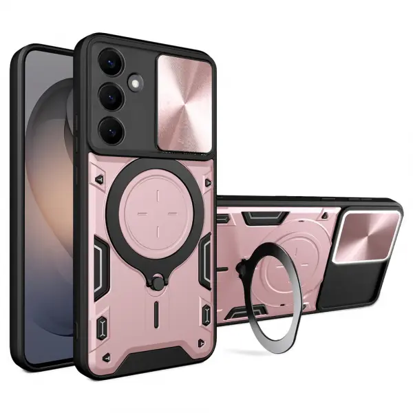 Husa pentru Samsung Galaxy S26 S942, Techsuit, CamGuard Pro, Roz Aurie