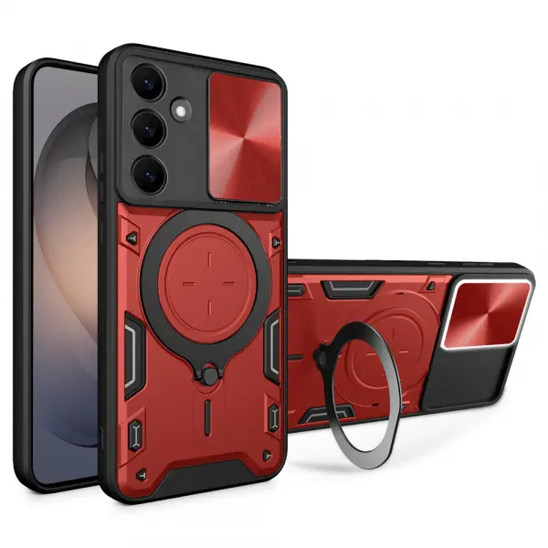 Husa pentru Samsung Galaxy S26 S942, Techsuit, CamGuard Pro, Rosie