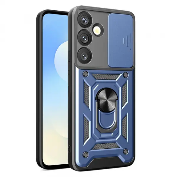 Husa pentru Samsung Galaxy S26 S942, Techsuit, CamShield, Albastra