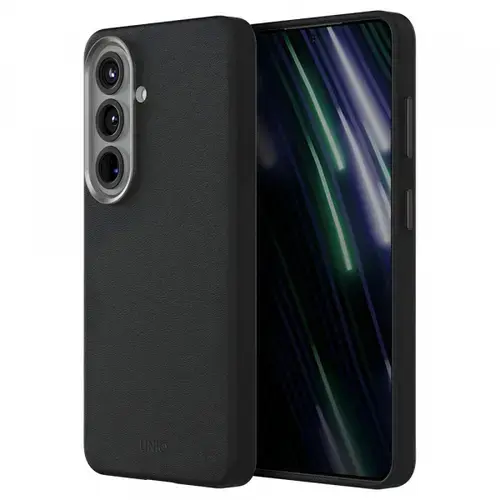 Husa pentru Samsung Galaxy S26 S942, UNIQ, Lyden Leatherette, Negru
