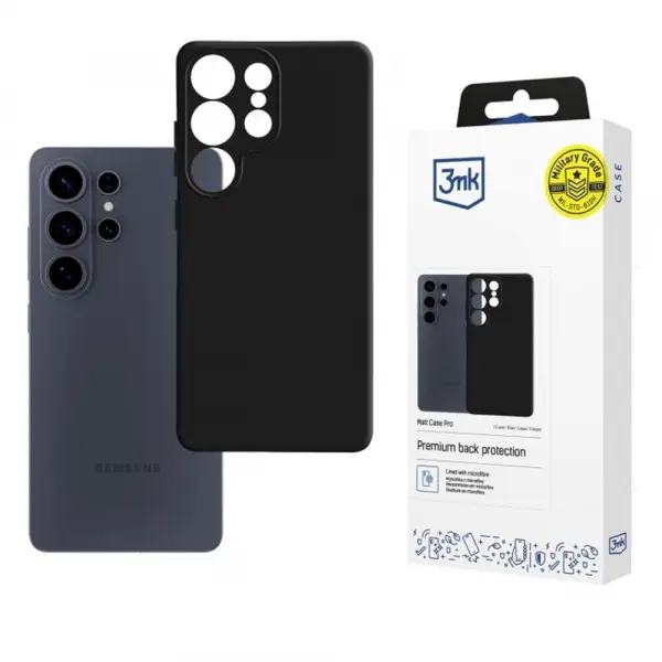 Husa pentru Samsung Galaxy S26 Ultra S948, 3MK, Pro, Neagra Mata