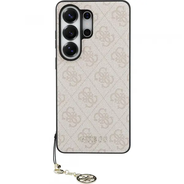 Husa pentru Samsung Galaxy S26 Ultra S948, Guess, 4G Classic Logo Charm, Roz