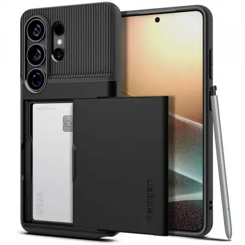 Husa pentru Samsung Galaxy S26 Ultra S948, Spigen, Slim Armor CS, Neagra
