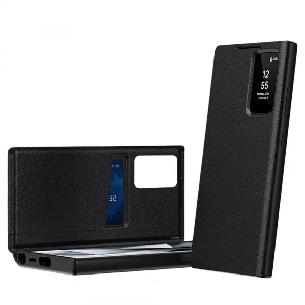 Husa pentru Samsung Galaxy S26 Ultra S948, Techsuit, SmartView, Neagra