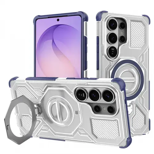 Husa pentru Samsung Galaxy S26 Ultra, Techsuit, Carbon Shield Pro, Albastra