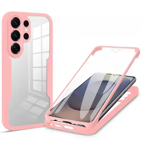 Husa pentru Samsung Galaxy S26 Ultra, Techsuit, ColorVerse 360 (Roz)