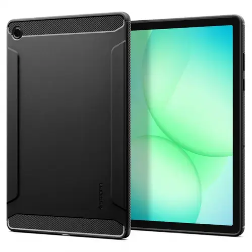 Husa pentru Samsung Galaxy Tab A11+, Spigen, Rugged Armor, Neagra Mata