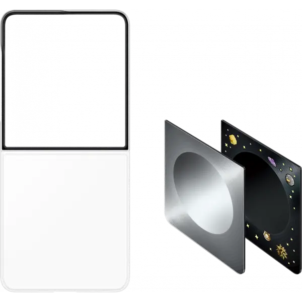 Husa pentru Samsung Galaxy Z Flip8 F776, FlipSuit Case, Neagra EF-FF776CBEGWW