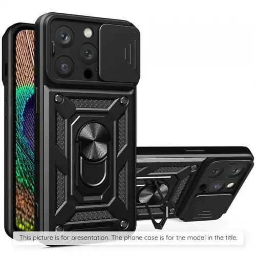 Husa pentru Samsung Galaxy Z Flip8 F776, Techsuit, CamShield, Neagra