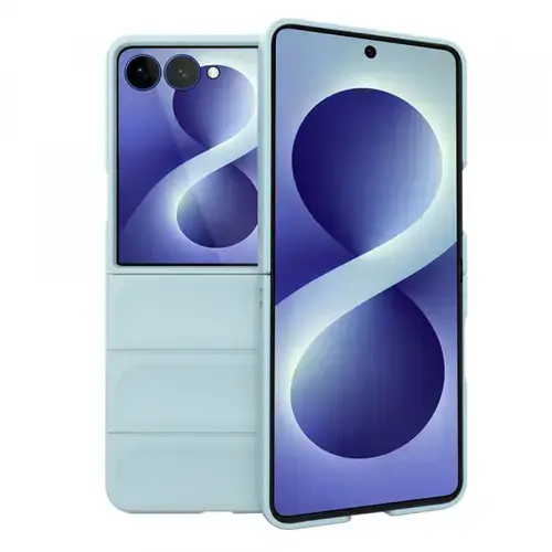 Husa pentru Samsung Galaxy Z Flip8 F776, Techsuit, Magic Shield, Bleu