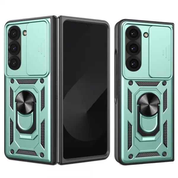 Husa pentru Samsung Galaxy Z Fold6 F956, Techsuit, CamShield, Verde