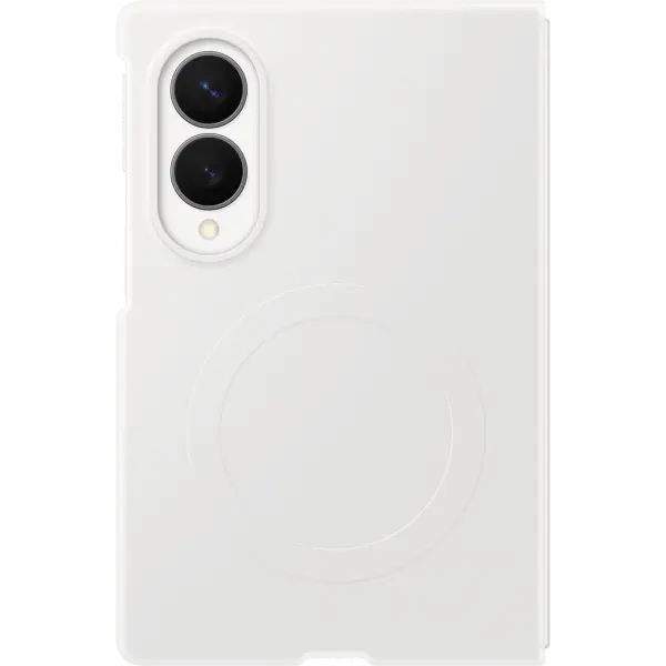 Husa pentru Samsung Galaxy Z Fold8 F971, Silicone Magnet Case, Alba EF-EF971CWEGWW