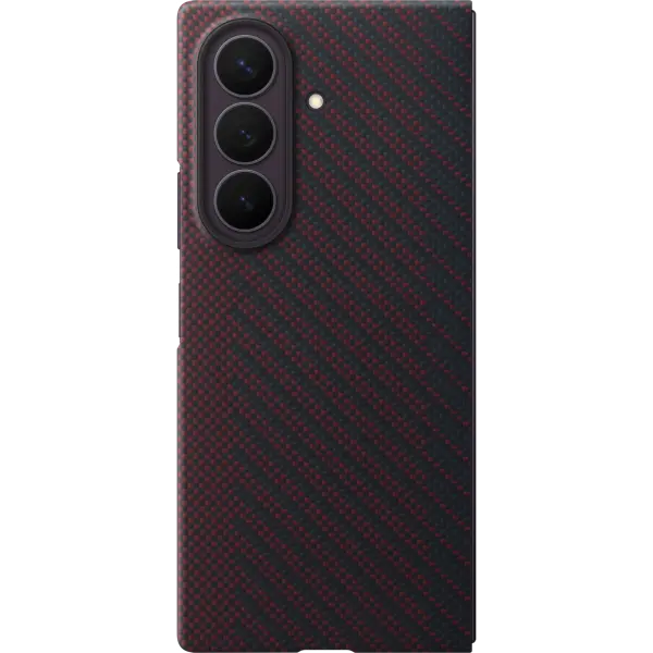 Husa pentru Samsung Galaxy Z Fold8 Ultra F976, Carbon Magnet Case, Rosie EF-KF976SREGWW