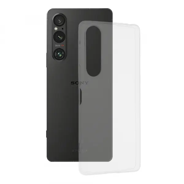 Husa pentru Sony Xperia 1 V, Techsuit, Clear, Transparenta