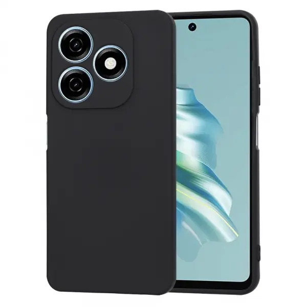 Husa pentru Tecno Spark 20, Techsuit, SoftFlex, Neagra