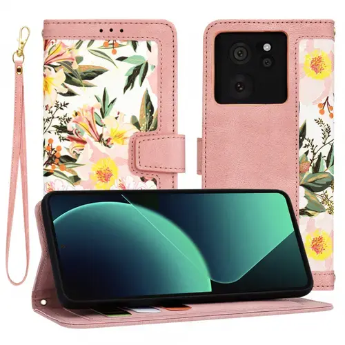 Husa pentru Xiaomi 13T Pro / 13T, Techsuit, FlipCraft, Roz