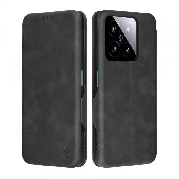 Husa pentru Xiaomi 14, Techsuit, Safe Wallet Plus, Neagra