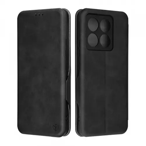 Husa pentru Xiaomi 14T, Techsuit, Safe Wallet Plus, Neagra