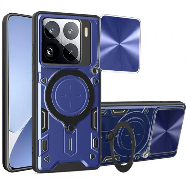 Husa pentru Xiaomi 15 Pro, Techsuit, CamGuard Pro, Albastra